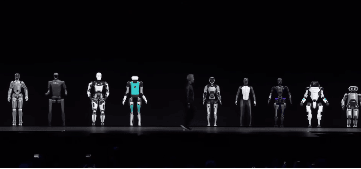Humanoid Robots on Stage for GR00T NVIDIA GTC 2024 Keynote